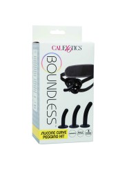 CALEXOTICS - BOUNDLESS KIT ARNÉS SILICONA CURVADO