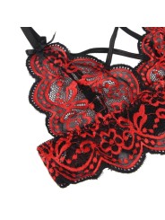 SUBBLIME - TWEEDELIGE SET TOP EN KANTEN SLIPJE S/M