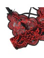 SUBBLIME - TWEEDELIGE SET TOP EN KANTEN SLIPJE S/M