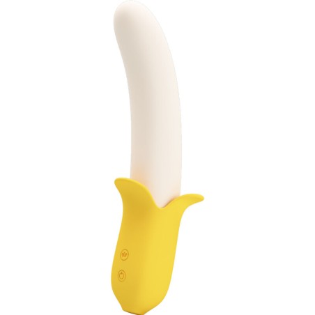 PRETTY LOVE - BANANA GEEK SUPER POWER 7 VIBRAZIONI SU E GIÙ SILICONE N