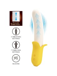 PRETTY LOVE - BANANA GEEK SUPER POWER 7 VIBRATIONS UP&DOWN SILICONE NO