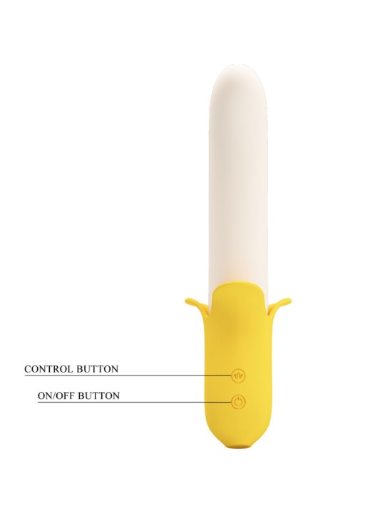 PRETTY LOVE - BANANA GEEK SUPER POWER 7 VIBRATIONS UP&DOWN SILICONE NO
