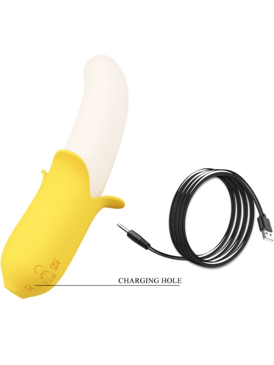 PRETTY LOVE - BANANA GEEK SUPER POWER 7 VIBRATIONS UP&DOWN SILICONE NO