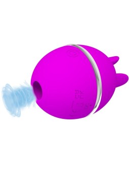 PRETTY LOVE - GEMINI BALL LILA. RUNDER VIBRATOR AUS SILIKON