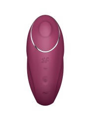 SATISFYER - TAP & CLIMAX 1 AUFLEGVIBRATOR ROT