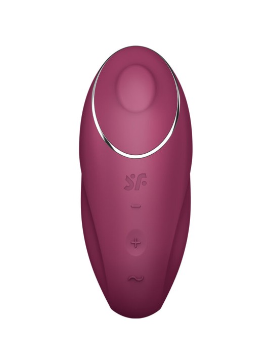 SATISFYER - TAP & CLIMAX 1 VIBRADOR LAY-ON VERMELHO