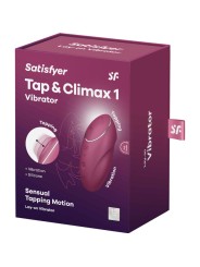 SATISFYER - TAP & CLIMAX 1 VIBRADOR LAY-ON VERMELHO