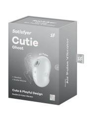 SATISFYER - CUTIE GHOST VIBRATEUR POSER BLANC