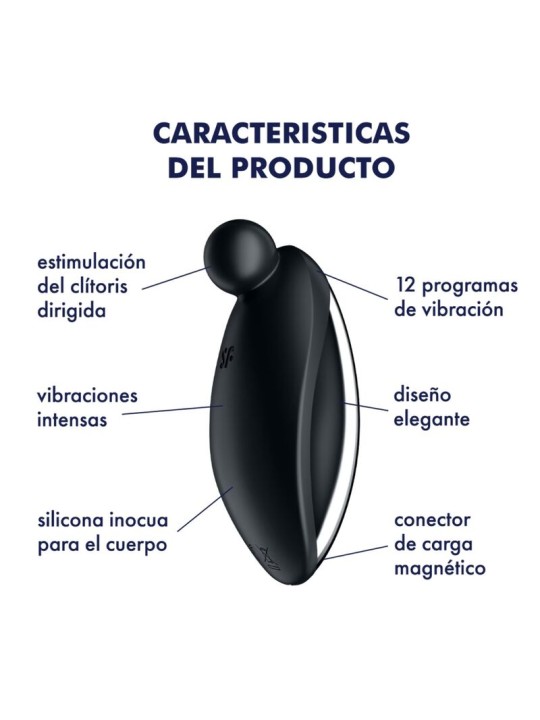 SATISFYER - SPOT ON 2 VIBRADOR LAY-ON PRETO