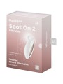SATISFYER - SPOT ON 2 VIBRADOR LAY-ON BLANCO