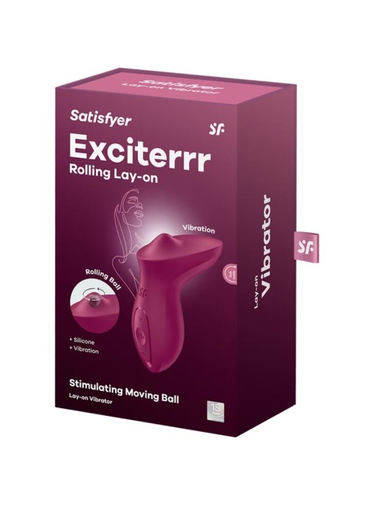 SATISFYER - EXCITERRR VIBRATOR LAY-ON CLITORIS FUCHSIA