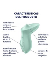 SATISFYER - VIBRATEUR EXCITERRR À POSER SUR LE CLITORIS MENTHE