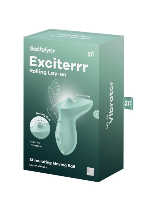 SATISFYER - EXCITERRR VIBRADOR LAY-ON CLÍTORIS MENTA