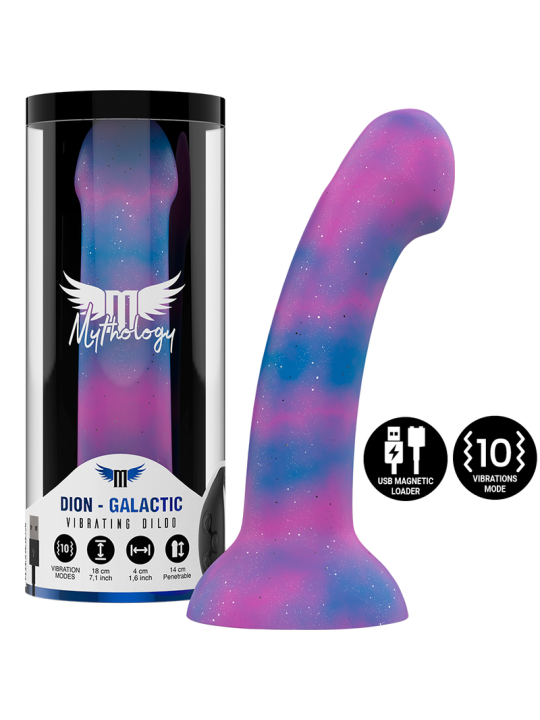 MYTHOLOGY - DION GALACTIC DILDO M - VIBRADOR COMPATIBLE CON WATCHME WI