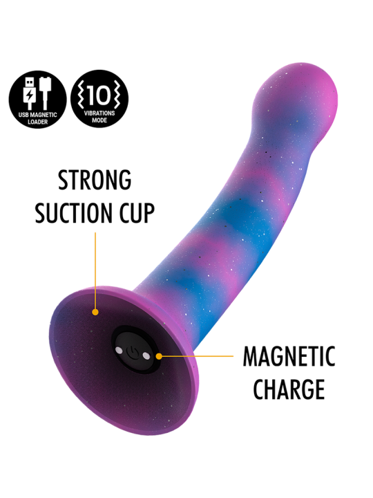 MYTHOLOGY - DION GALACTIC DILDO S - VIBRATORE WATCHME COMPATIBILE CON 