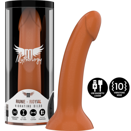 MYTHOLOGY - RUNE ROYAL DILDO M - VIBRATOR COMPATIBEL MET WATCHME DRAAD