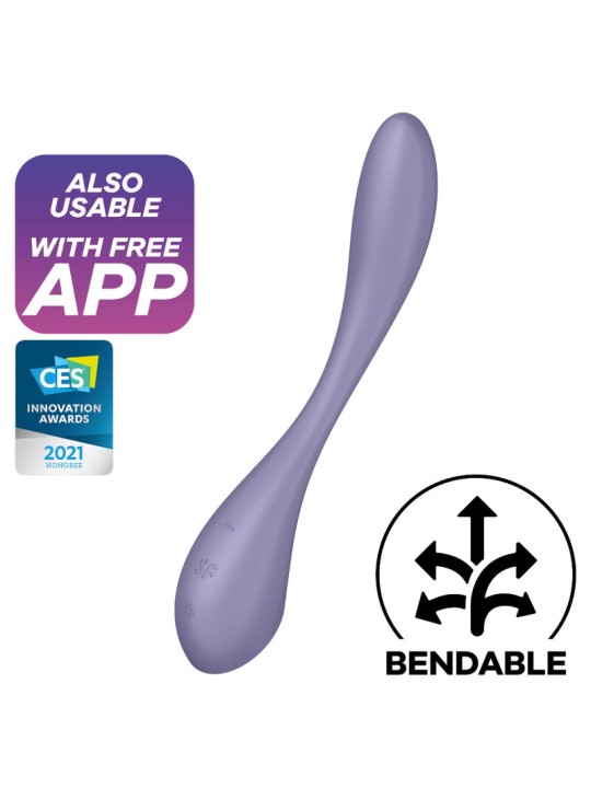 SATISFYER - VIBRATEUR MULTI G-SPOT FLEX 5 LILAS