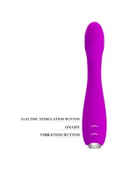 PRETTY LOVE - VIBRADOR DE ELETROCHOQUE RECARREGVEL HECTOR - ROXO IMPER