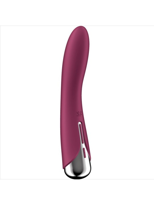 SATISFYER - SPINNING VIBE 1 VIBRATEUR ROTATEUR G-SPOT ROUGE