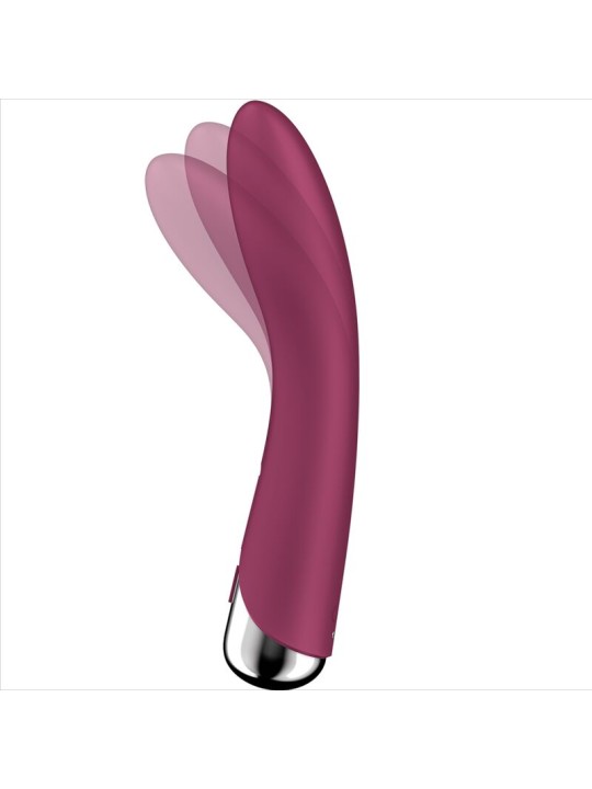 SATISFYER - VIBRADOR ROTATOR G-SPOT VIBE 1 G-SPOT VERMELHO
