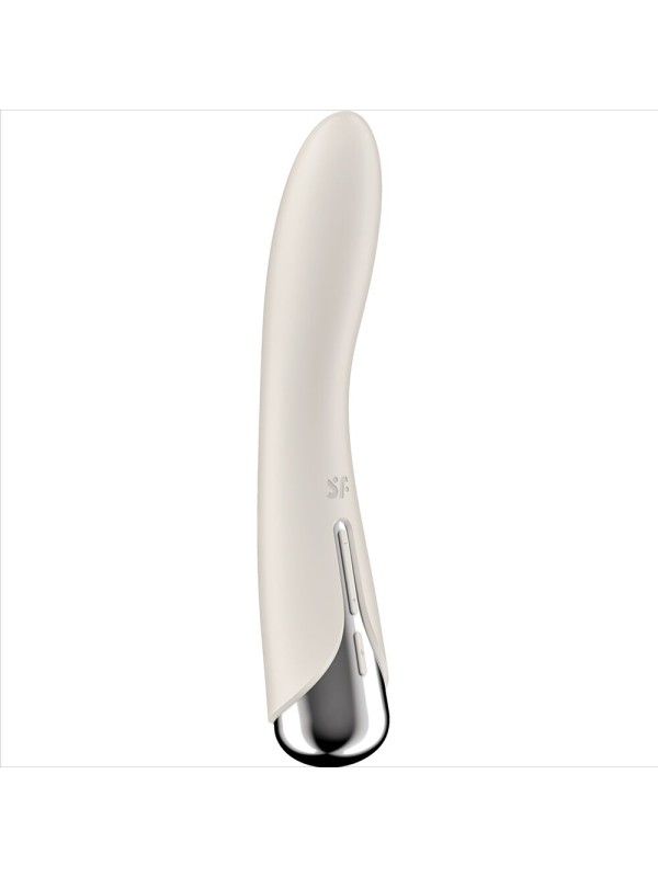SATISFYER - VIBRADOR ROTADOR BEGE SPINNING VIBE 1 G-SPOT BEIGE