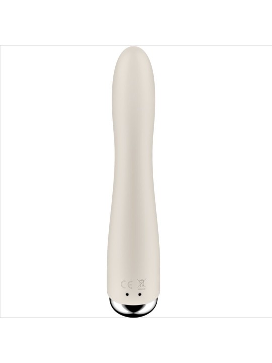 SATISFYER - VIBRADOR ROTADOR BEGE SPINNING VIBE 1 G-SPOT BEIGE