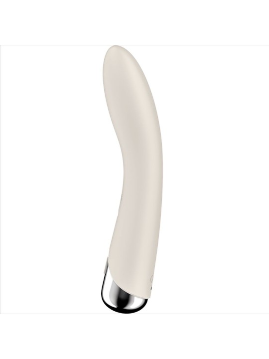 SATISFYER - VIBRADOR ROTADOR BEGE SPINNING VIBE 1 G-SPOT BEIGE