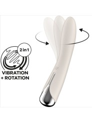 SATISFYER - SPINNING VIBE 1 G-SPOT BEIGE ROTATOR VIBRATOR