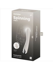 SATISFYER - VIBRADOR ROTADOR BEGE SPINNING VIBE 1 G-SPOT BEIGE