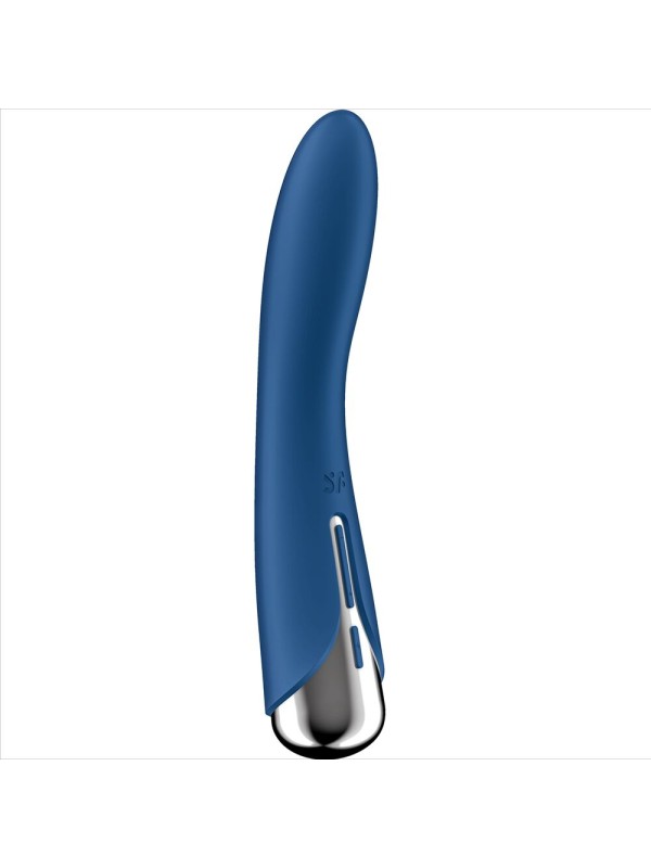 SATISFYER - VIBRATEUR ROTATEUR BLEU SPINNING VIBE 1 G-SPOT