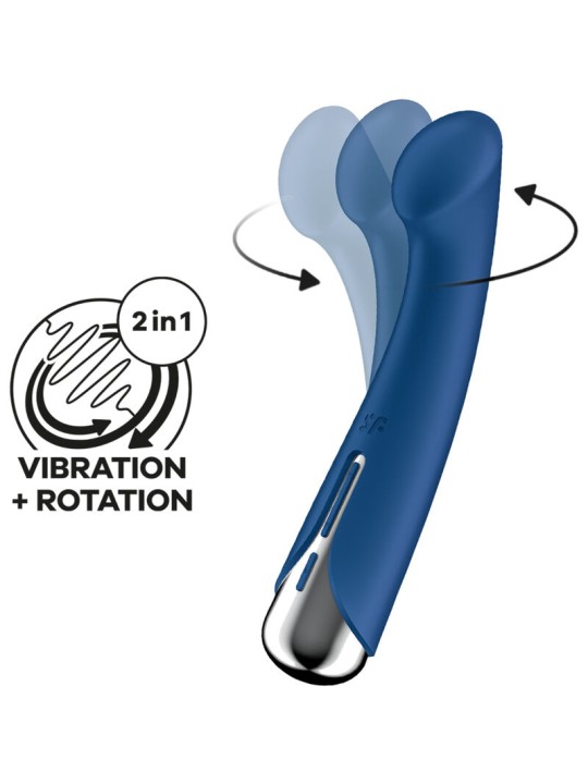 SATISFYER - SPINNING G-SPORT 1 ROTATOR VIBRATOR BLAU