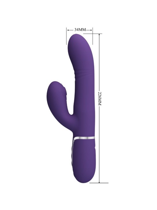 PRETTY LOVE - PAARSE MULTIFUNCTIONELE G-SPOT VIBRATOR