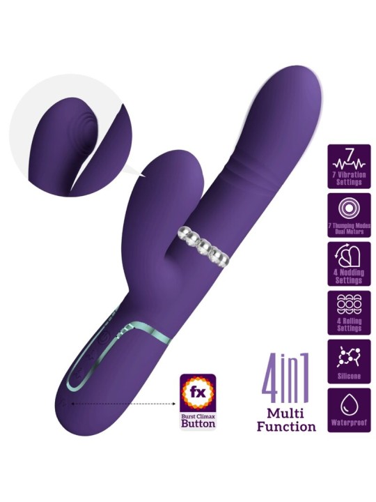 PRETTY LOVE - PAARSE MULTIFUNCTIONELE G-SPOT VIBRATOR