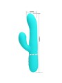 PRETTY LOVE - VIBRADOR PUNTO G MULTIFUNCIÓN VERDE AGUA