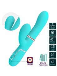 PRETTY LOVE - MULTIFUNCTION G-SPOT VIBRATOR AQUA GREEN