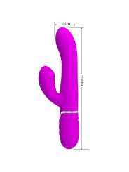 PRETTY LOVE - VIBRATORE MULTIFUNZIONE G-SPOT FUCSIA