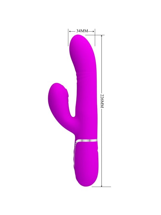 PRETTY LOVE - MULTIFUNCTION G-SPOT VIBRATOR FUCHSIA