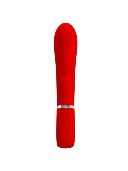 PRETTY LOVE - VIBRATEUR MULTIFONCTION G-SPOT THOMAS ROUGE