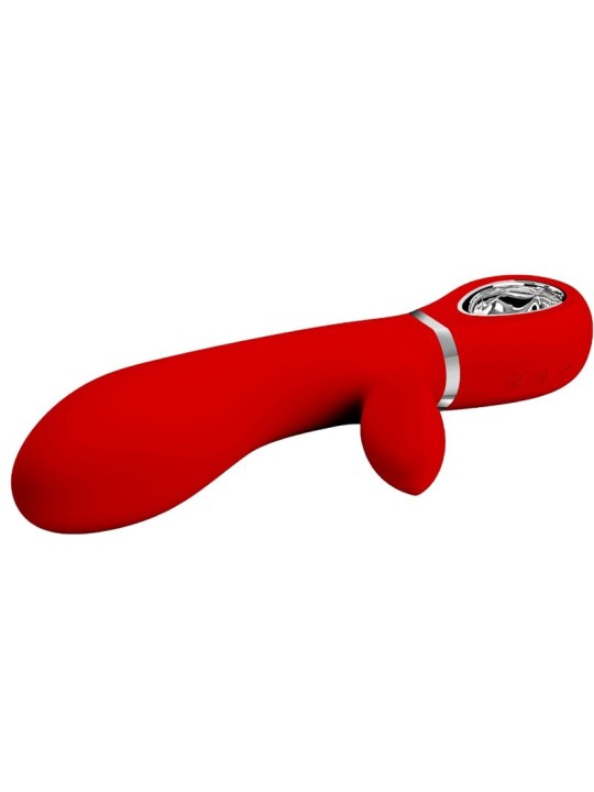 PRETTY LOVE - THOMAS VIBRADOR PUNTO G MULTIFUNCIÓN ROJO