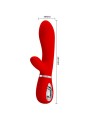 PRETTY LOVE - THOMAS VIBRADOR PUNTO G MULTIFUNCIÓN ROJO