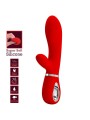 PRETTY LOVE - VIBRADOR MULTIFUNO G-SPOT THOMAS VERMELHO