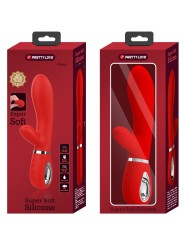 PRETTY LOVE - VIBRATEUR MULTIFONCTION G-SPOT THOMAS ROUGE
