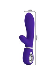 PRETTY LOVE - THOMAS VIBRADOR PUNTO G MULTIFUNCIÓN VIOLETA