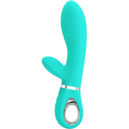 PRETTY LOVE - THOMAS MULTIFUNCTIONELE G-SPOT VIBRATOR AQUA GROEN