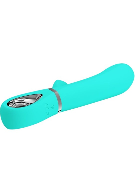 PRETTY LOVE - THOMAS MULTIFUNKTIONS-G-SPOT-VIBRATOR AQUA GREEN