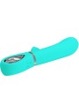 PRETTY LOVE - THOMAS VIBRADOR PUNTO G MULTIFUNCIÓN VERDE AGUA