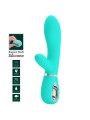PRETTY LOVE - THOMAS MULTIFUNKTIONS-G-SPOT-VIBRATOR AQUA GREEN
