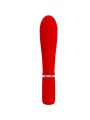PRETTY LOVE - VIBRADOR PRESCOTT MULTIFUNO G-SPOT VERMELHO