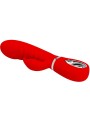 PRETTY LOVE - VIBRADOR PRESCOTT MULTIFUNO G-SPOT VERMELHO