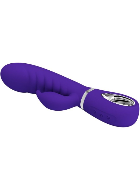PRETTY LOVE - VIBRADOR PRESCOTT MULTIFUNO G-SPOT ROXO